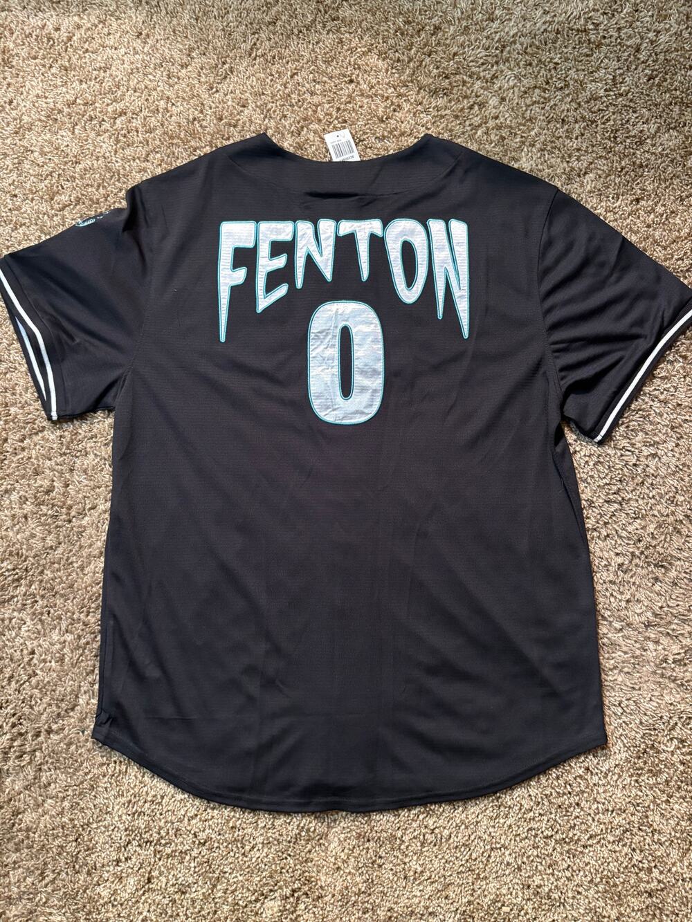 NWT Nickelodeon Danny Phantom Fenton Baseball Jersey Mens Size Large